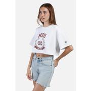 Mississippi State Hype And Vice Giant Logo Track Top Cropped Tee